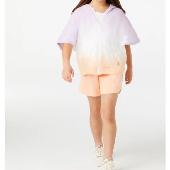 Free Assembly Fleece Poncho & Shorts - Picture 1 of 14